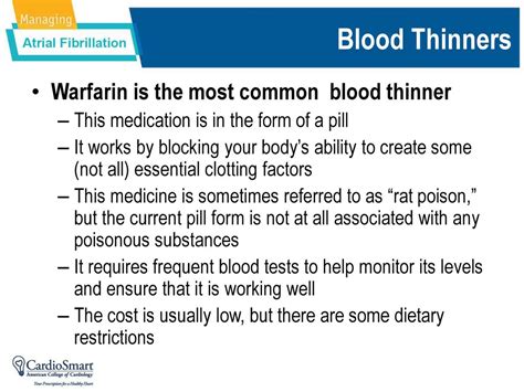 are there any generic blood thinners